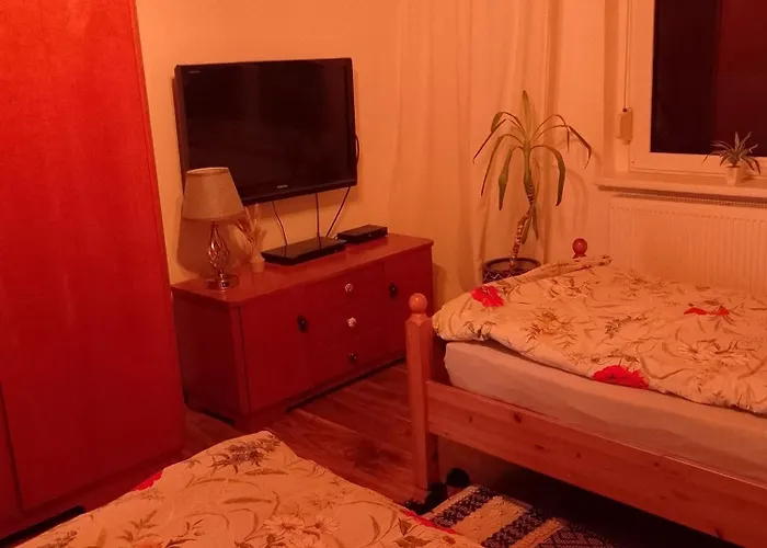 Habitación en casa particular Helles Doppelzimmer Im Untergeschoss Mit Bad Im Grünen Nahe Potsdam *